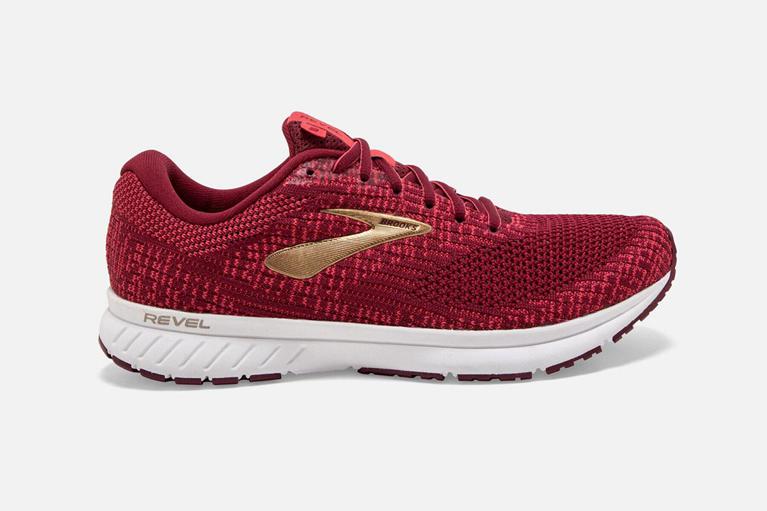 Brooks REVEL 3 Road Running Shoes Womens Canada - Red (XFI938176)